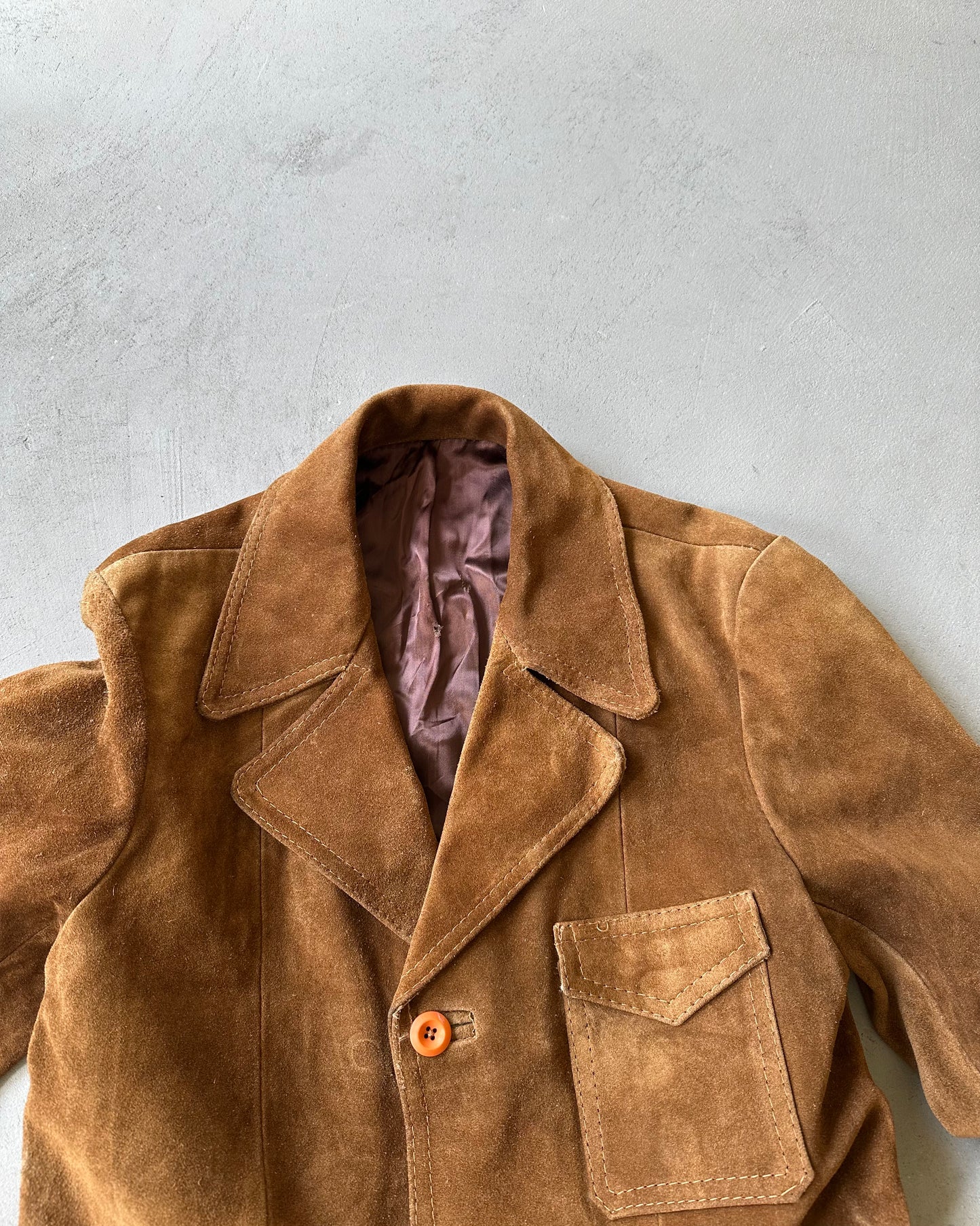 1970s - Brown Suede Jacket - 40