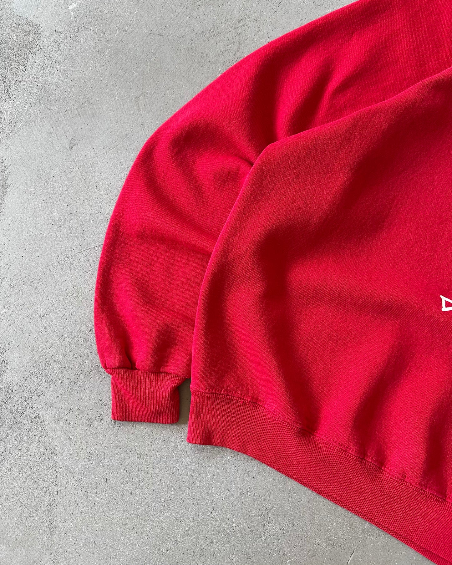 1990s - Red "Don't Start With Me" Crewneck - M