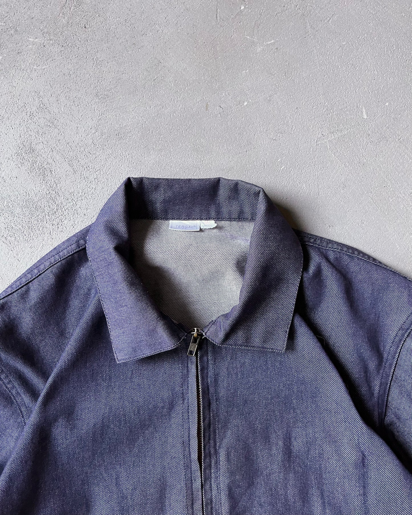 Années 80 - Blouson en Jean Français Bleu - M/L