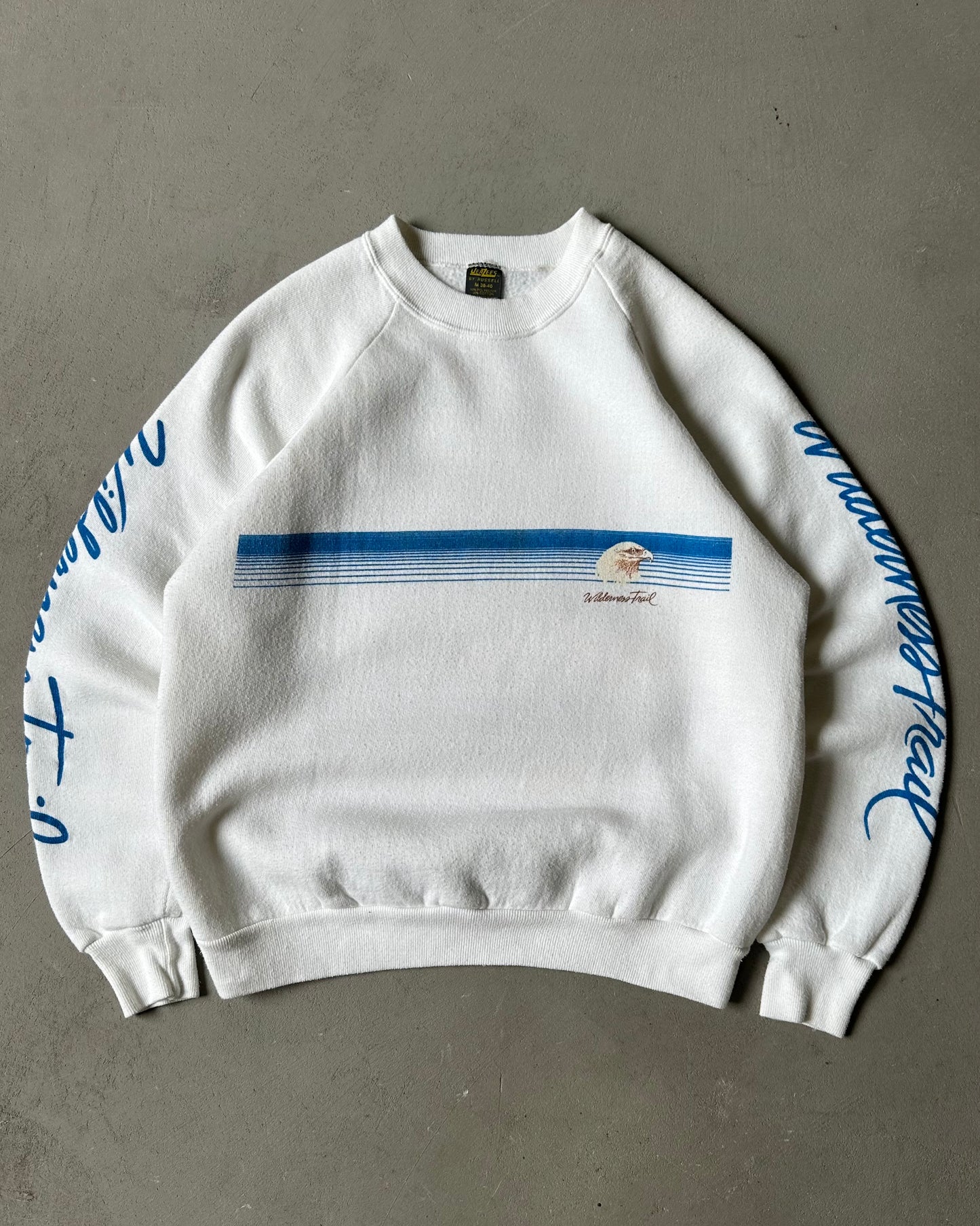 1980s - White Wilderness Trail Crewneck - XS