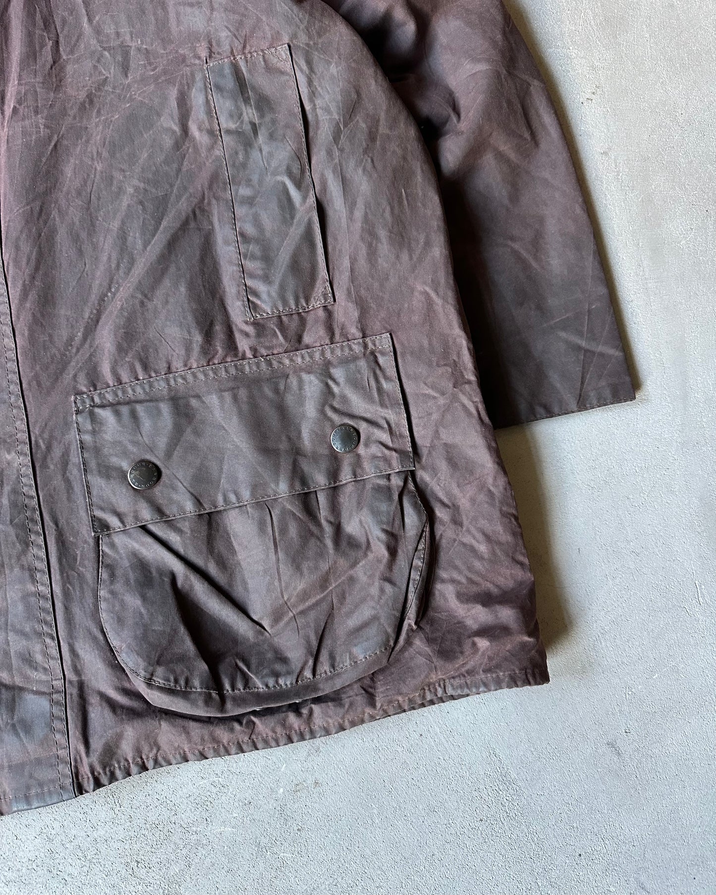 Années 90 - Veste Barbour Beaufort Marron - Taille 46
