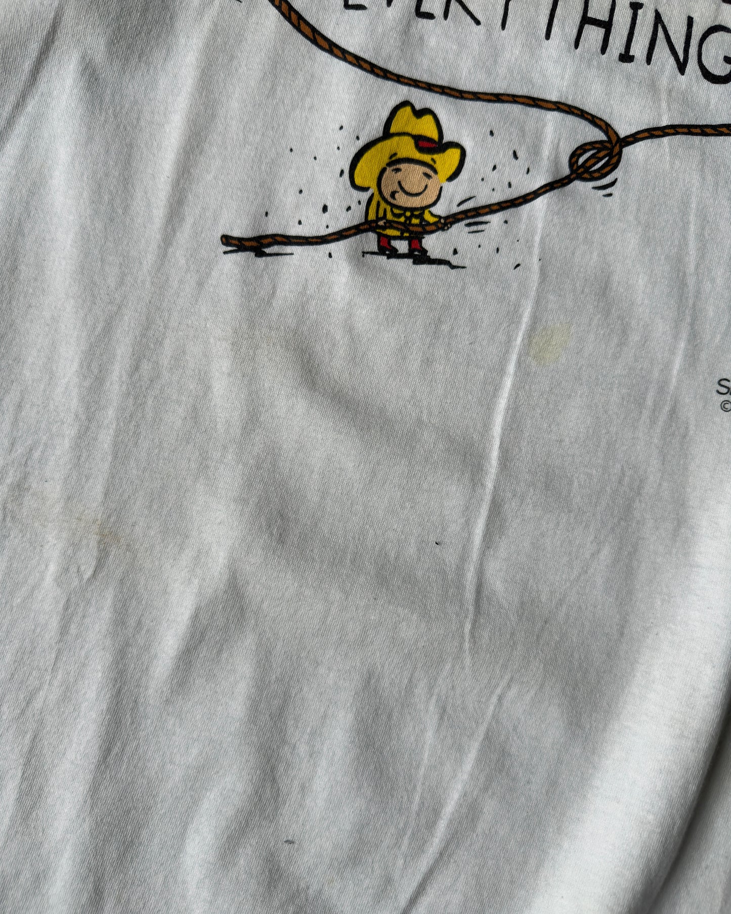 1990s - White "Achy, Breaky" T-Shirt - L