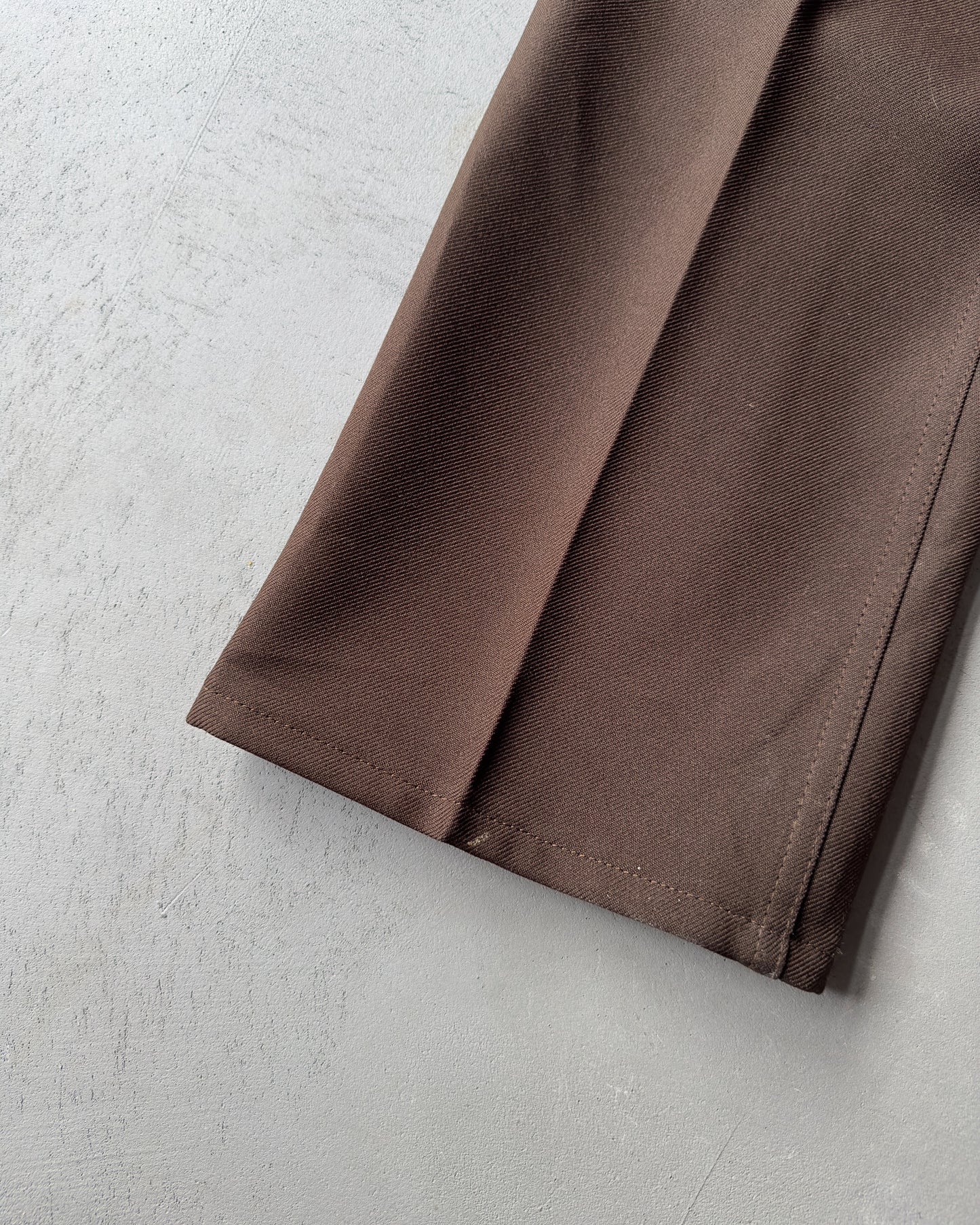 2000s - Brown Wrangler Wrancher Trousers - 35x31