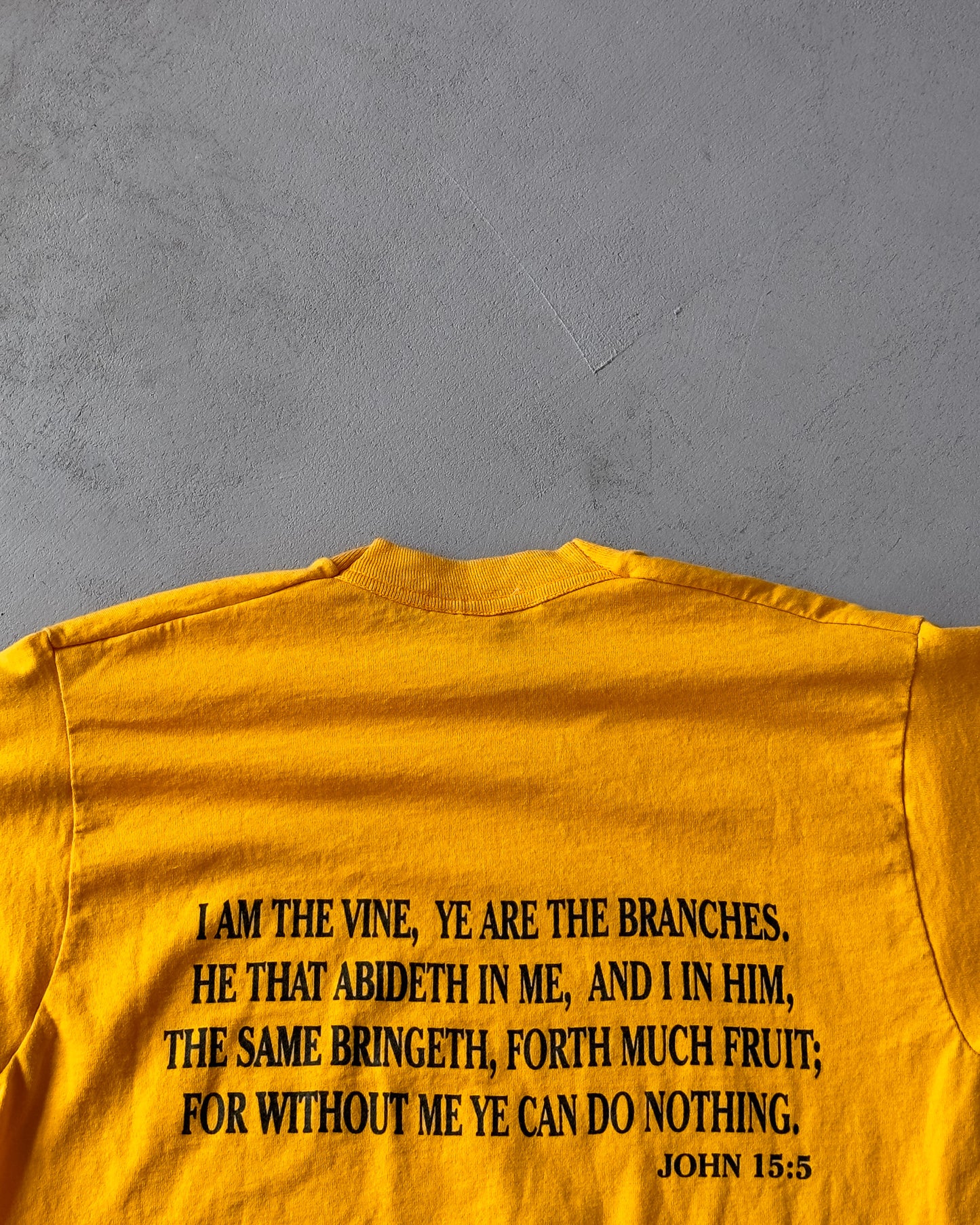 1990s - Yellow "Followers Of Jesus" T-Shirt - S/M