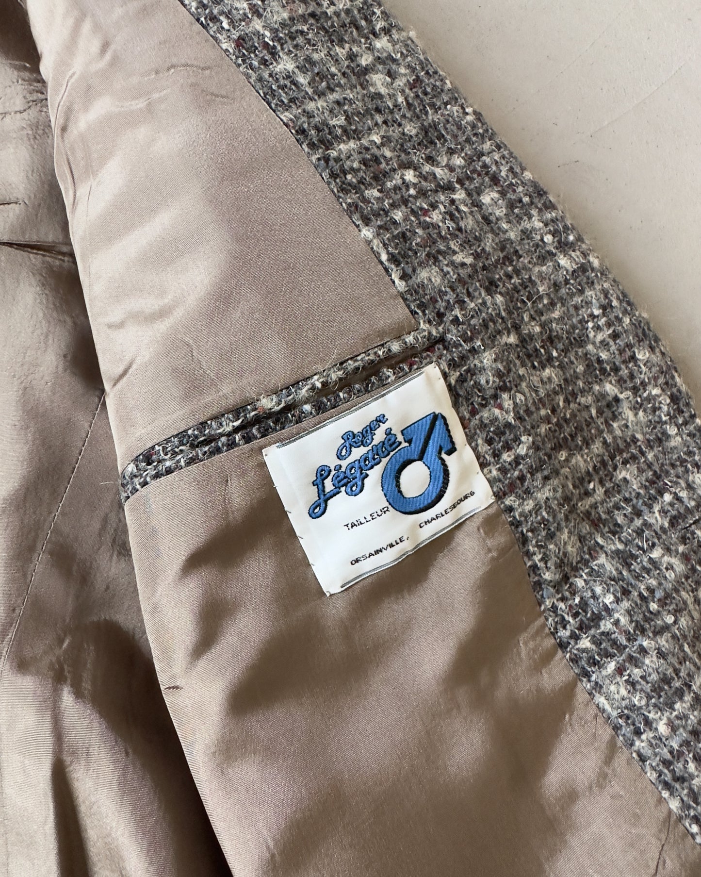 1970s - Grey Wool Blazer Jacket - 38