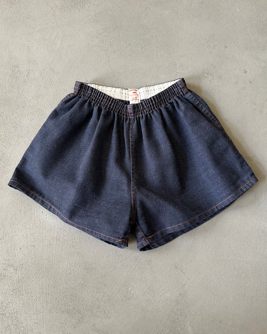 1970s - Dark Blue Track Jhorts - W(XS)