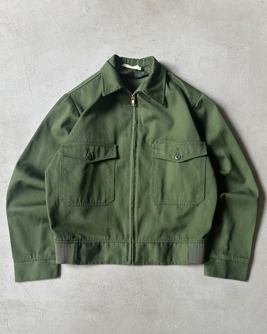 1970s - Green National Park Work Jacket - S