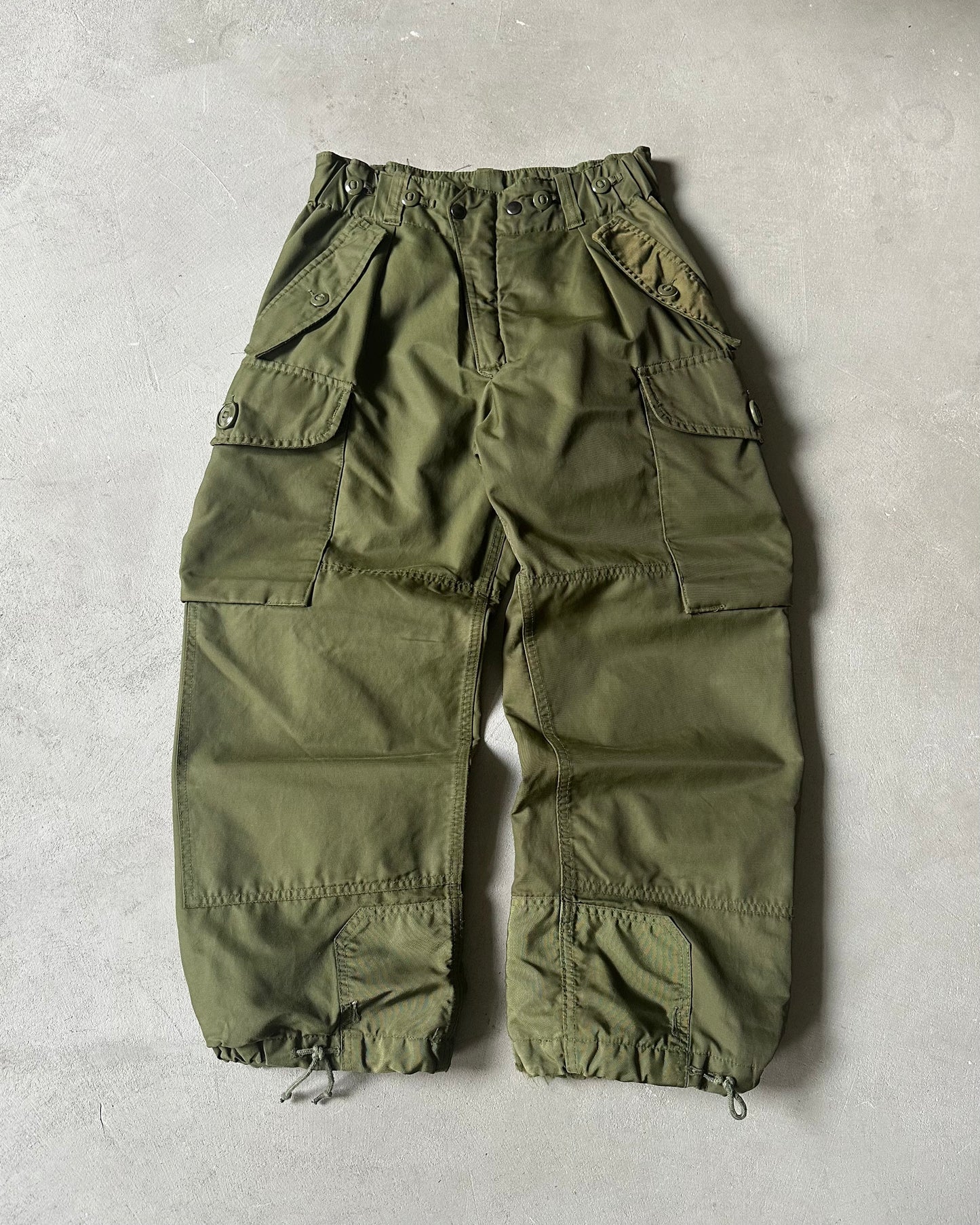 Années 1990 - Surpantalon militaire vert - 29x27