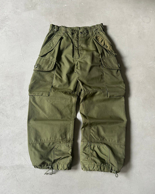 1990s - Green Military Overpants - 29x27