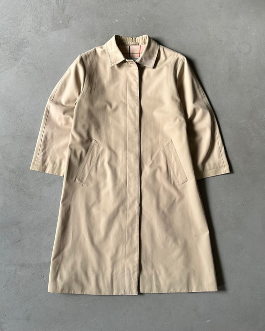 1980s - Distressed Beige Burberrys' Women's Coat - (W)XS/S