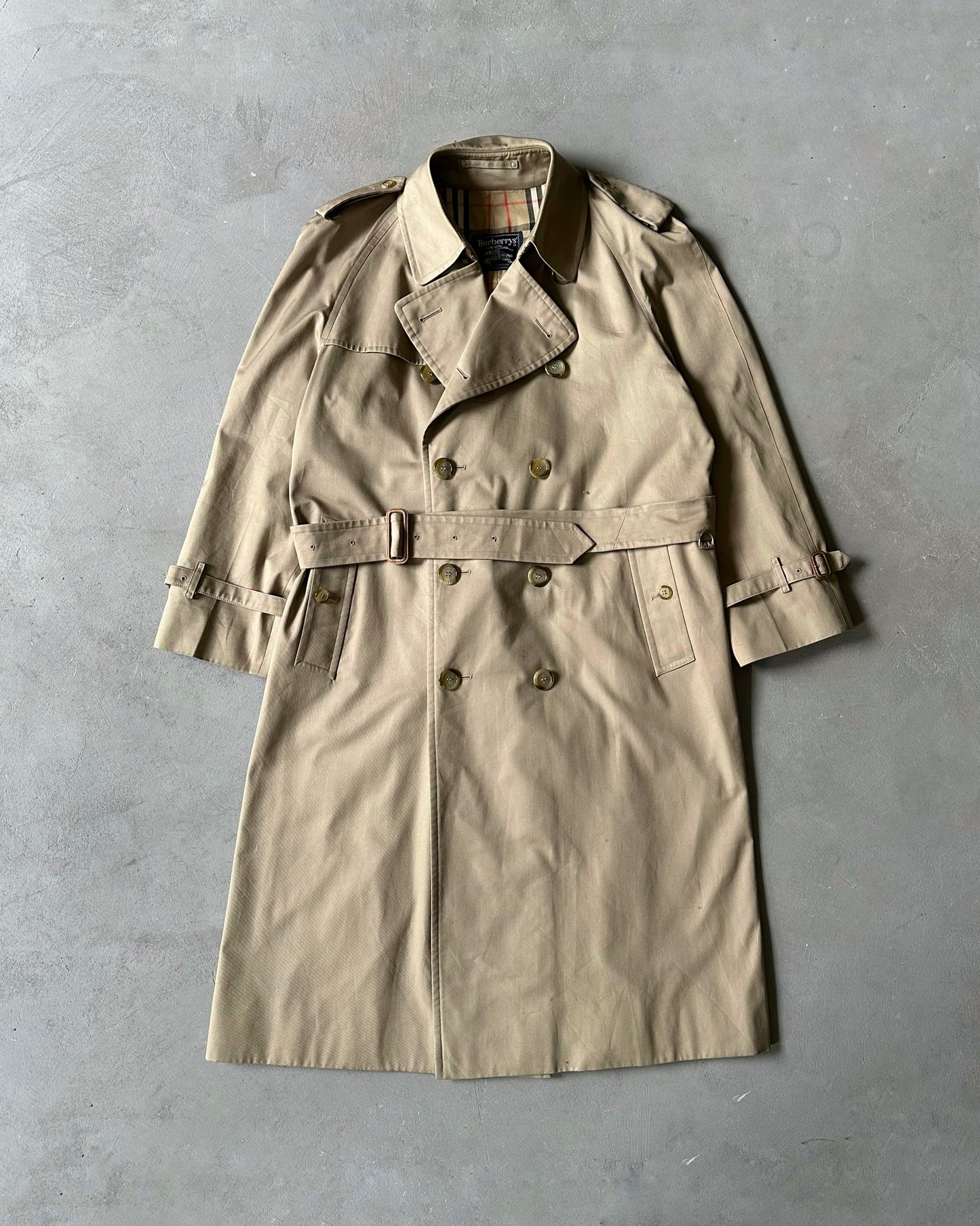 Années 1980 - Trench-coat Burberrys' Beige - T40