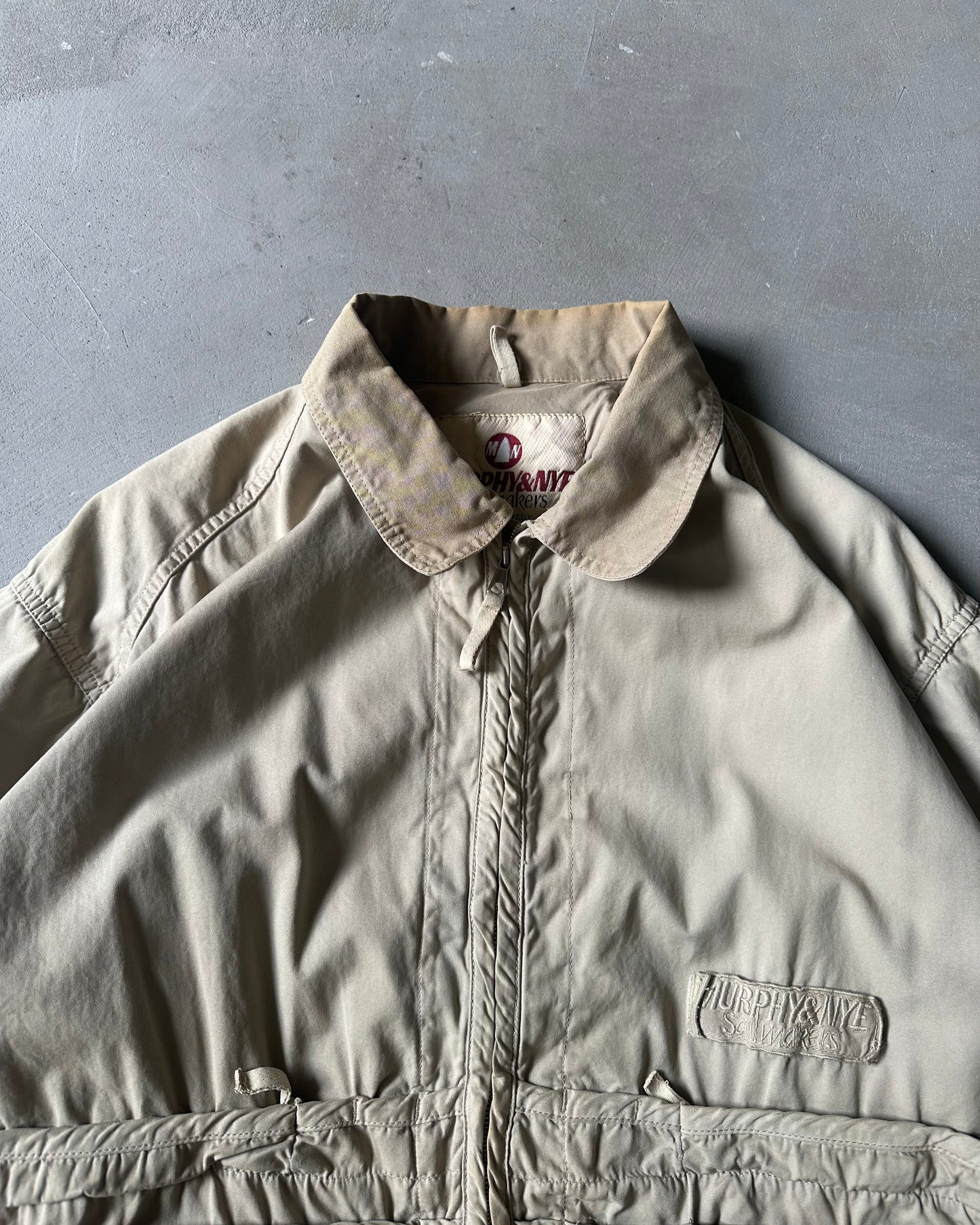 1990s - Beige Utility Jacket - XL