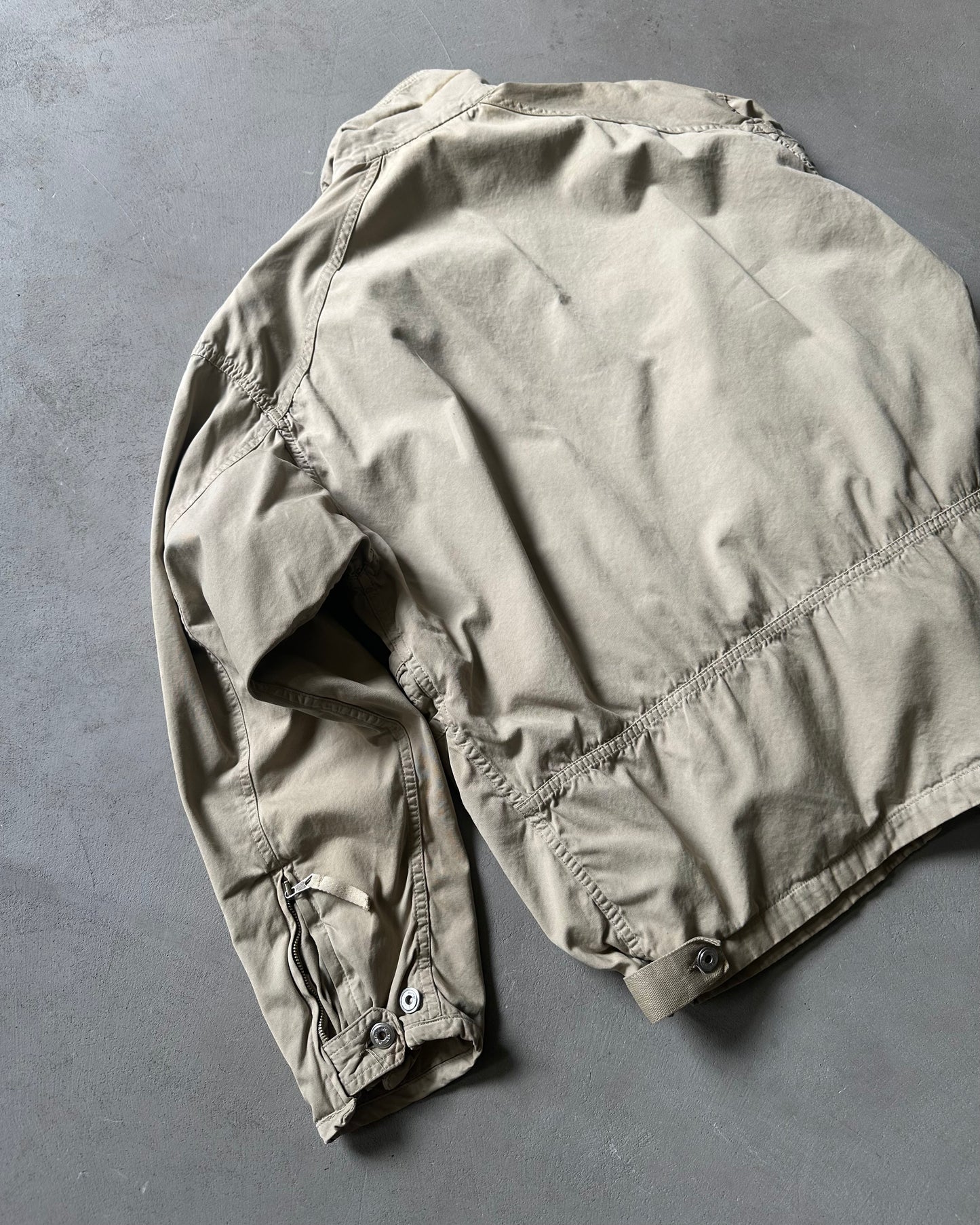 1990s - Beige Utility Jacket - XL