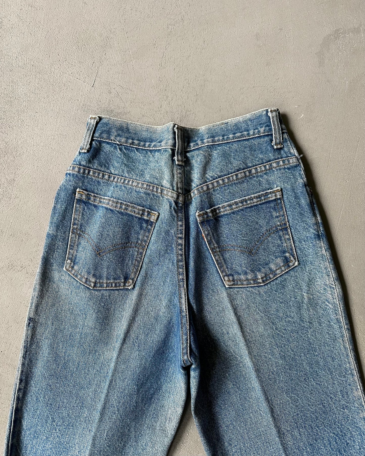 1970s - Faded 26048-0214 Orange Tab Levi’s Women’s Jeans - 25x29