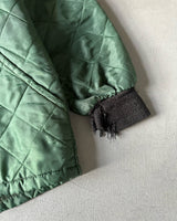 1990s - Forest Green Quilted Jacket - L/XL