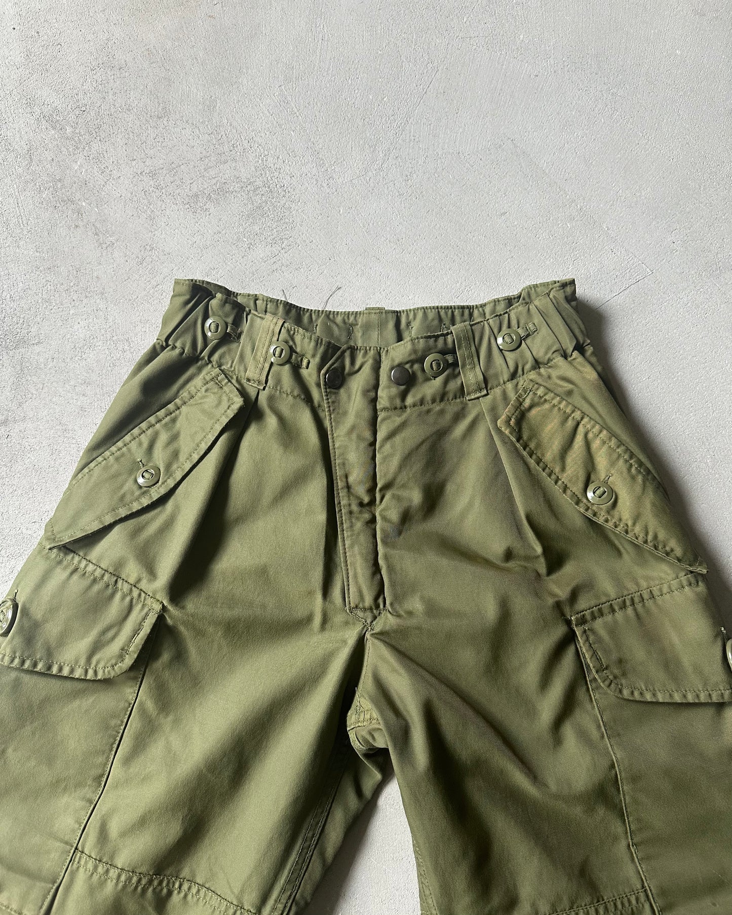 Années 1990 - Surpantalon militaire vert - 29x27