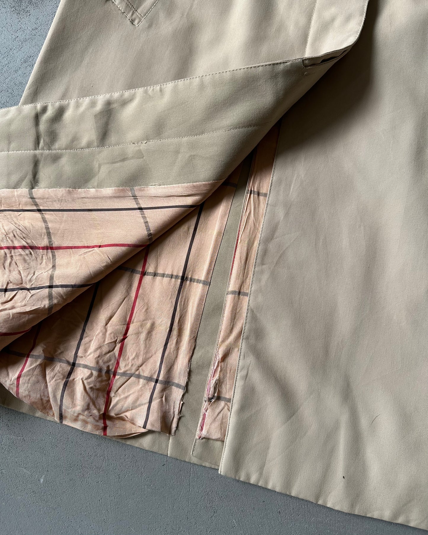 Années 80 - Manteau Femme Burberrys' Beige Vieilli - (F)TP/P