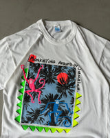 1980s - White "Monkeying" T-Shirt - M