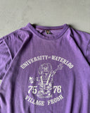 1970s - Faded Purple "Waterloo" Ringer T-Shirt - S/M