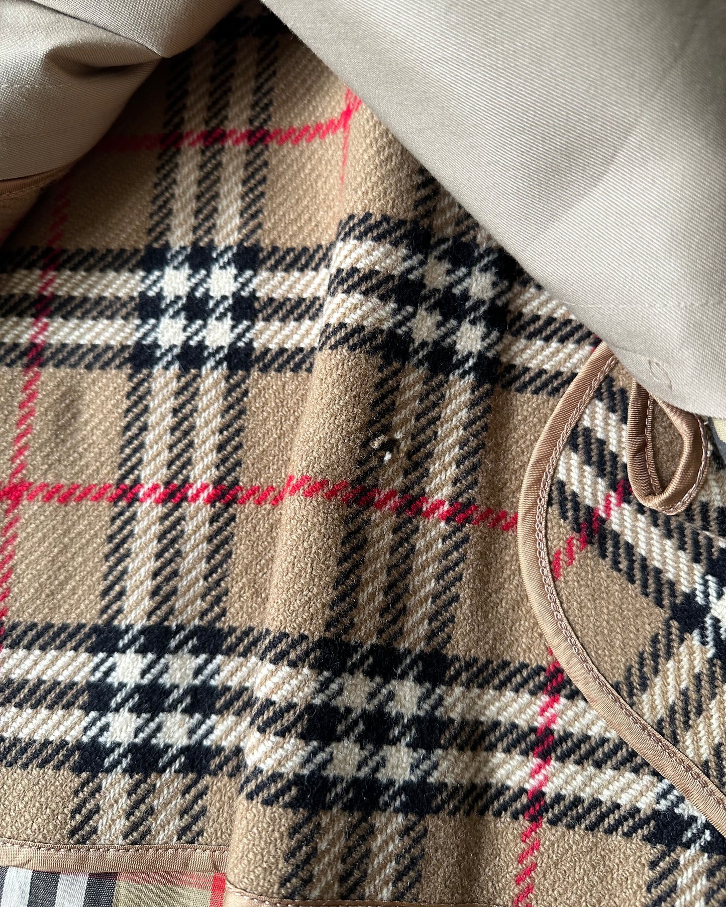 Années 1980 - Trench-coat Burberrys beige - 38 (Court)