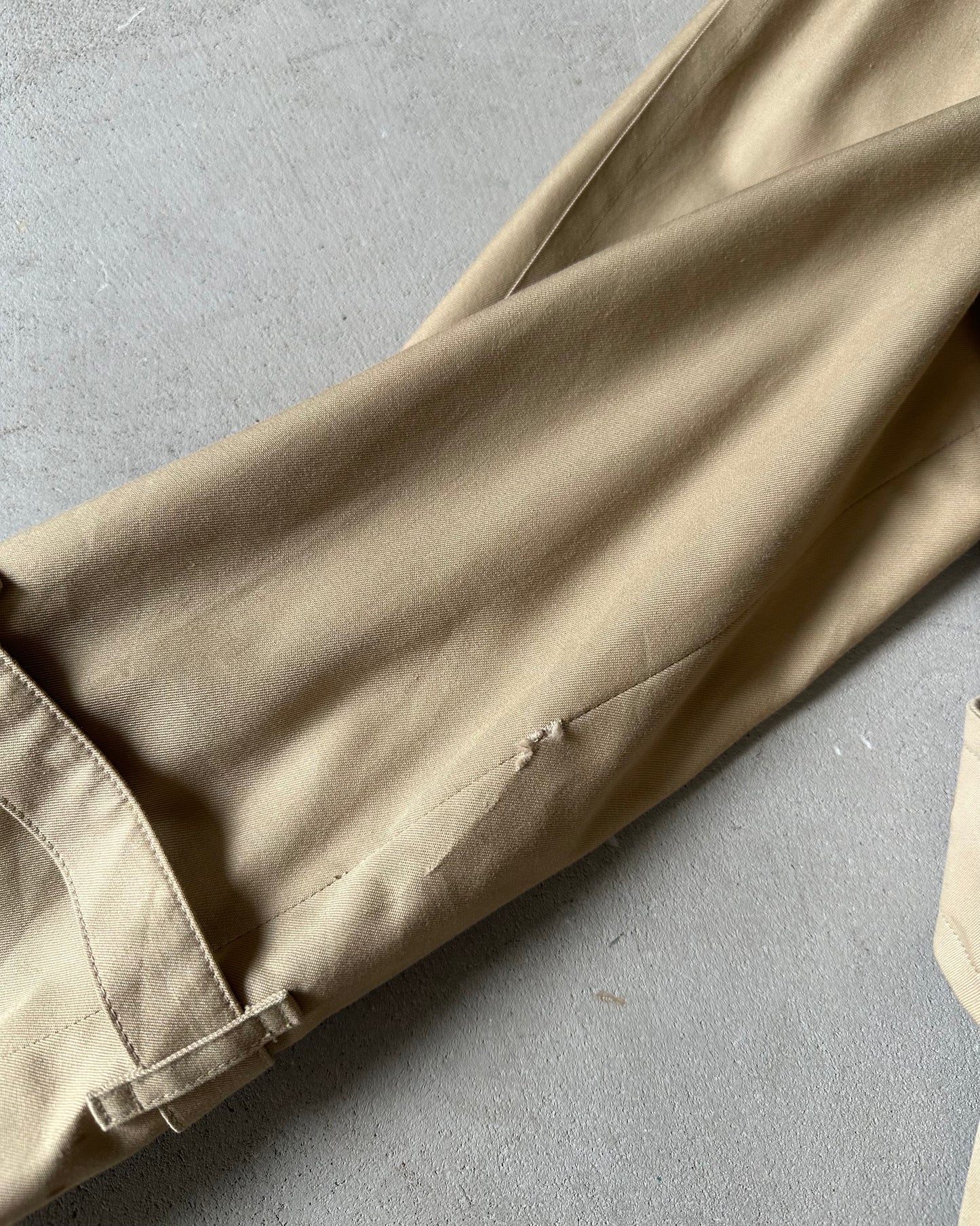 Années 1980 - Trench-coat Burberrys beige - 38 (Court)
