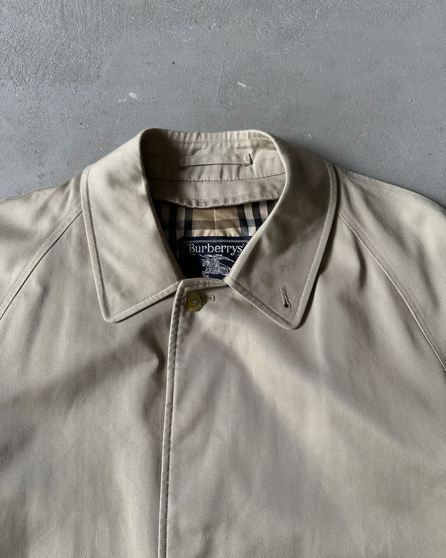 1990s - Beige Burberrys' Coat - 40(Short)