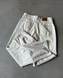 1990s - Cream TT&CO Light Pants - 31x29
