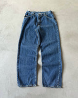 1990s - Lee Dungarees Loose Jeans - 34x34