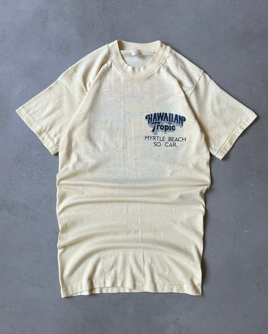 1970s - Beige Hawaiian’ Tropic T-Shirt - M
