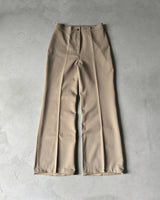 1970s - Light Brown Woman's Flare Trousers - 32x32