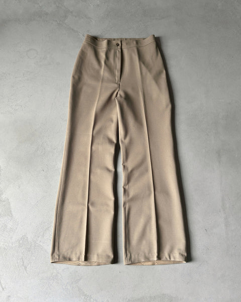 1970s - Light Brown Woman's Flare Trousers - 32x32