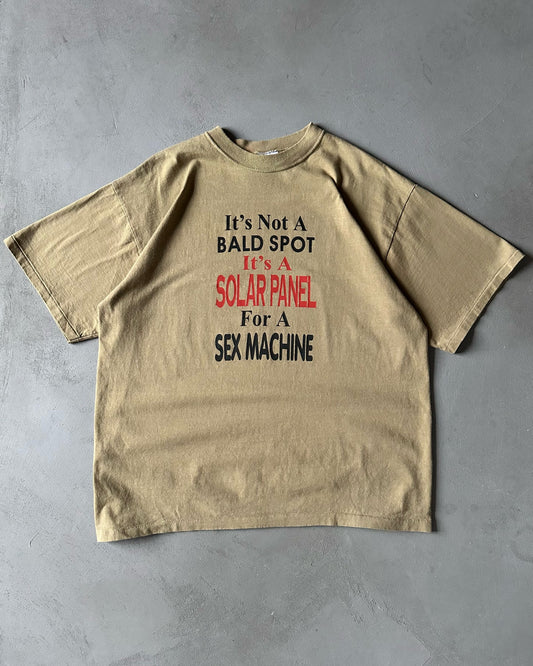 1990s - Tan "Sex Machine" T-Shirt - XL