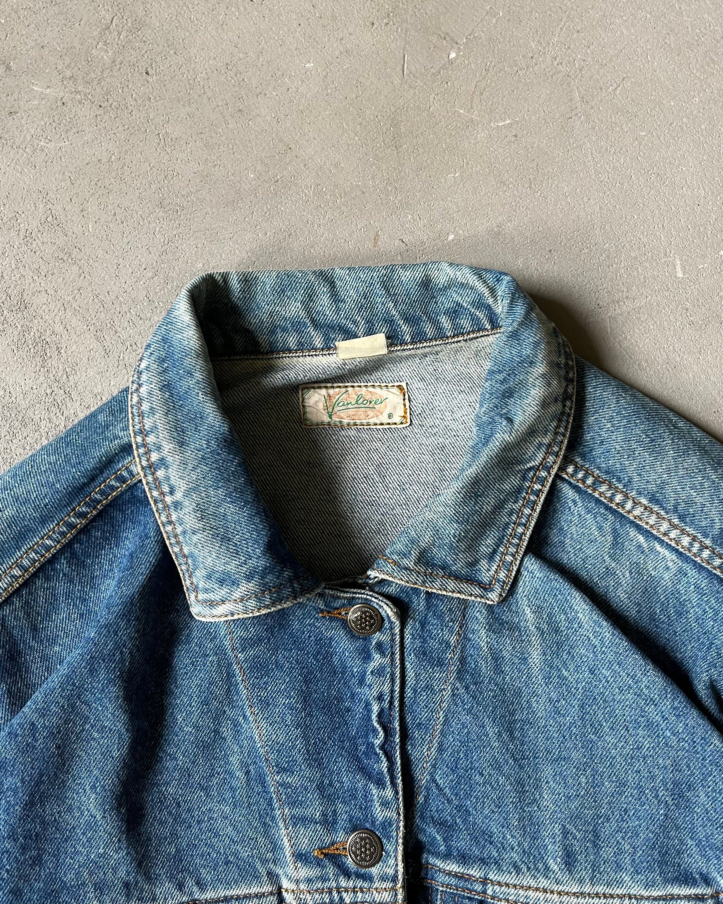 1990s - Denim FrenchCore Denim Jacket - M