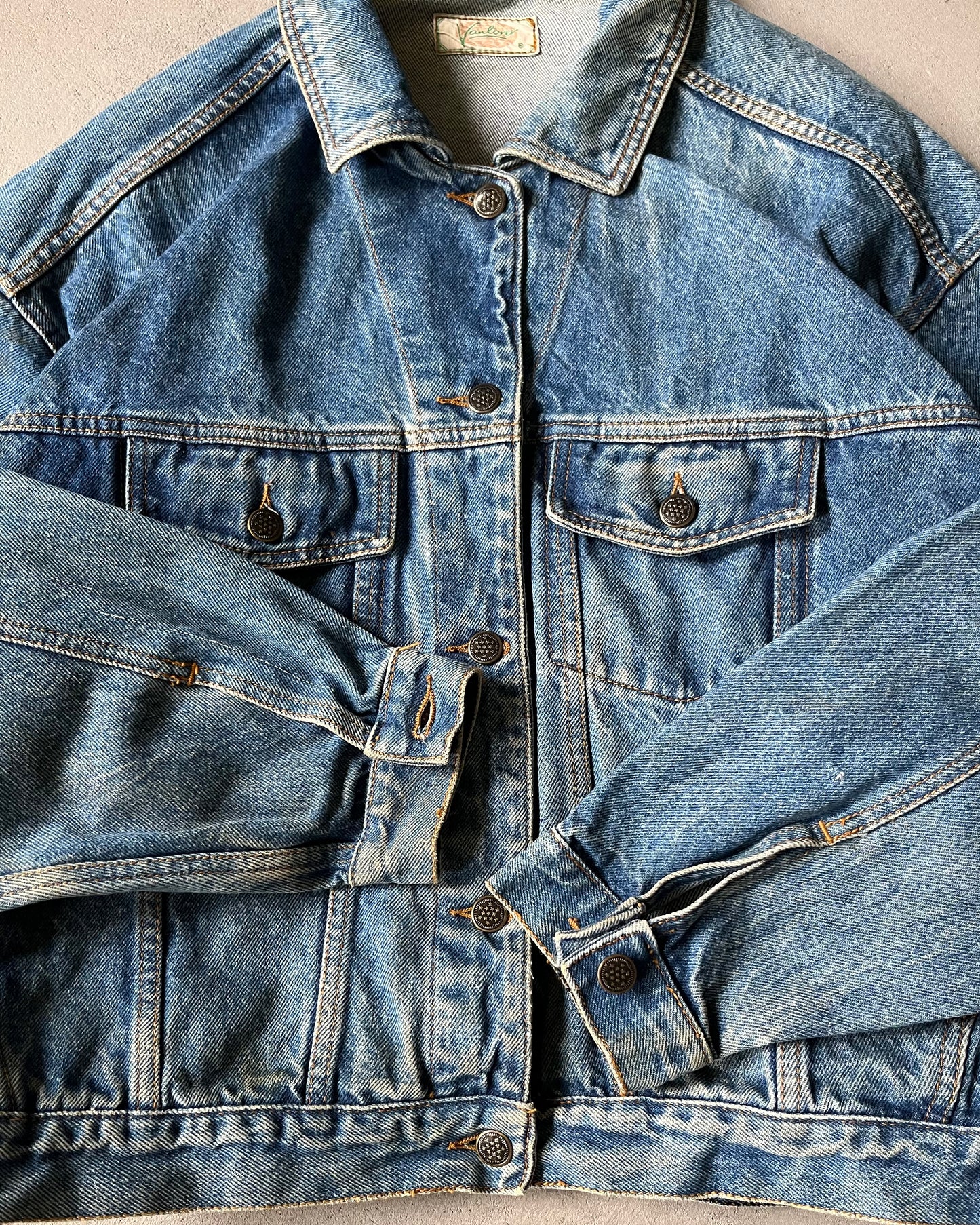 1990s - Denim FrenchCore Denim Jacket - M