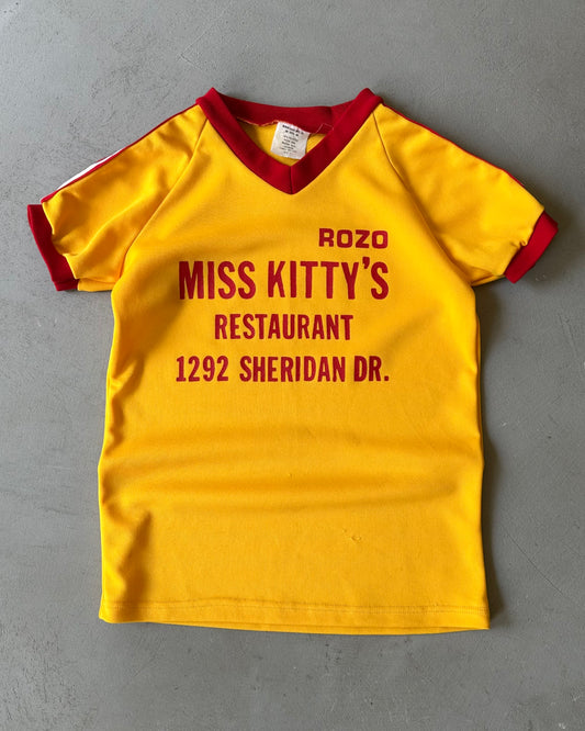 1980s - Yellow/Red Miss Kitty’s Jersey - (W)XS/S