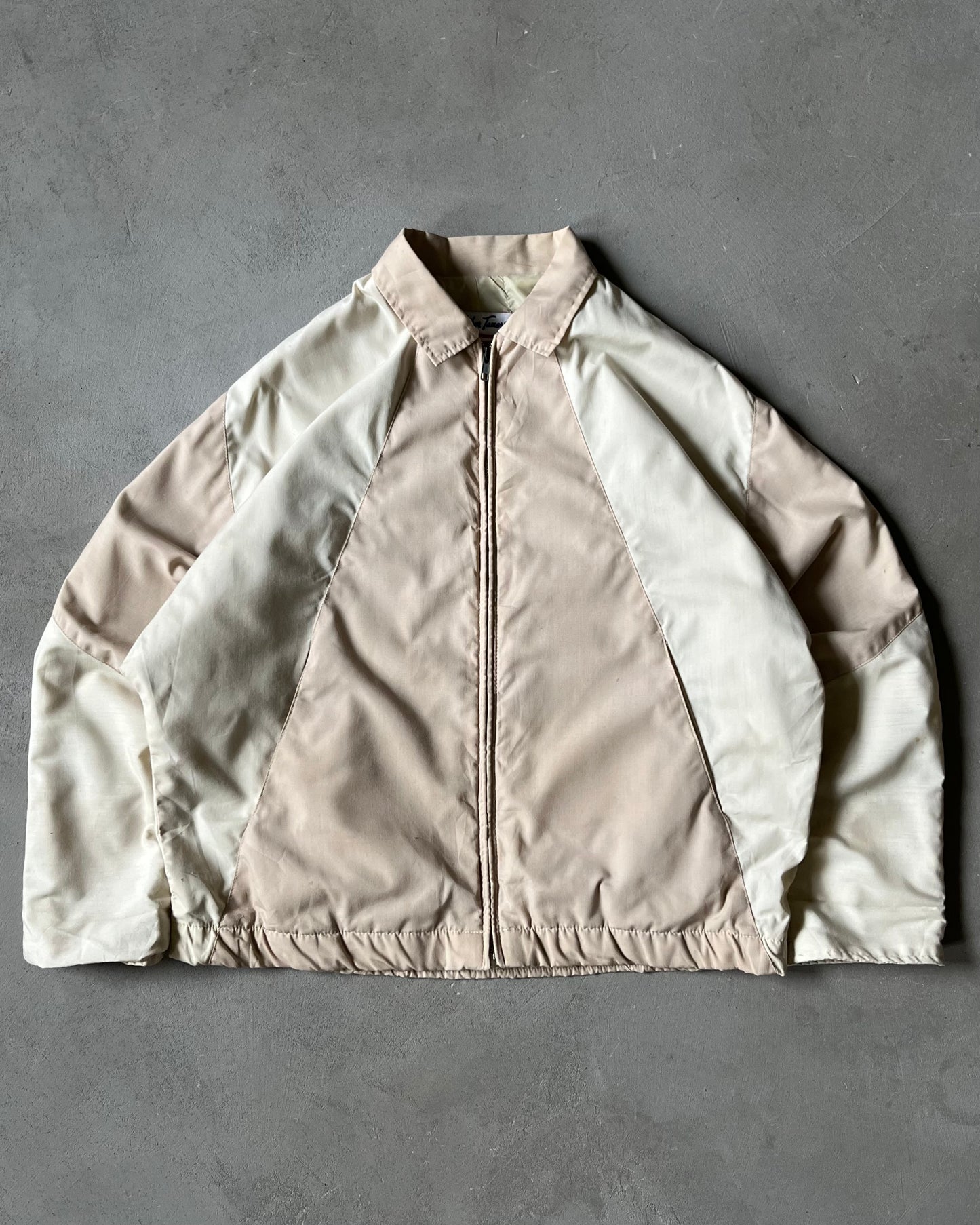 1990s - Beige Harrington Women's Jacket - (W)L