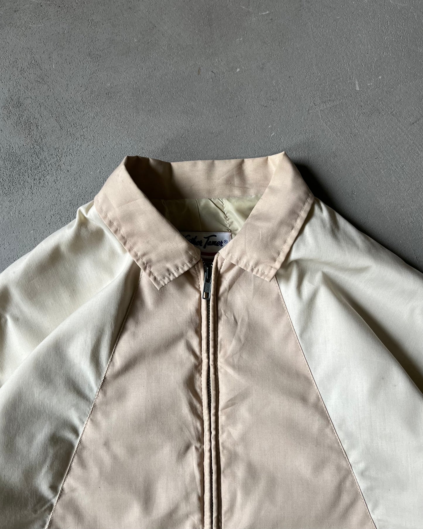 1990s - Beige Harrington Women's Jacket - (W)L