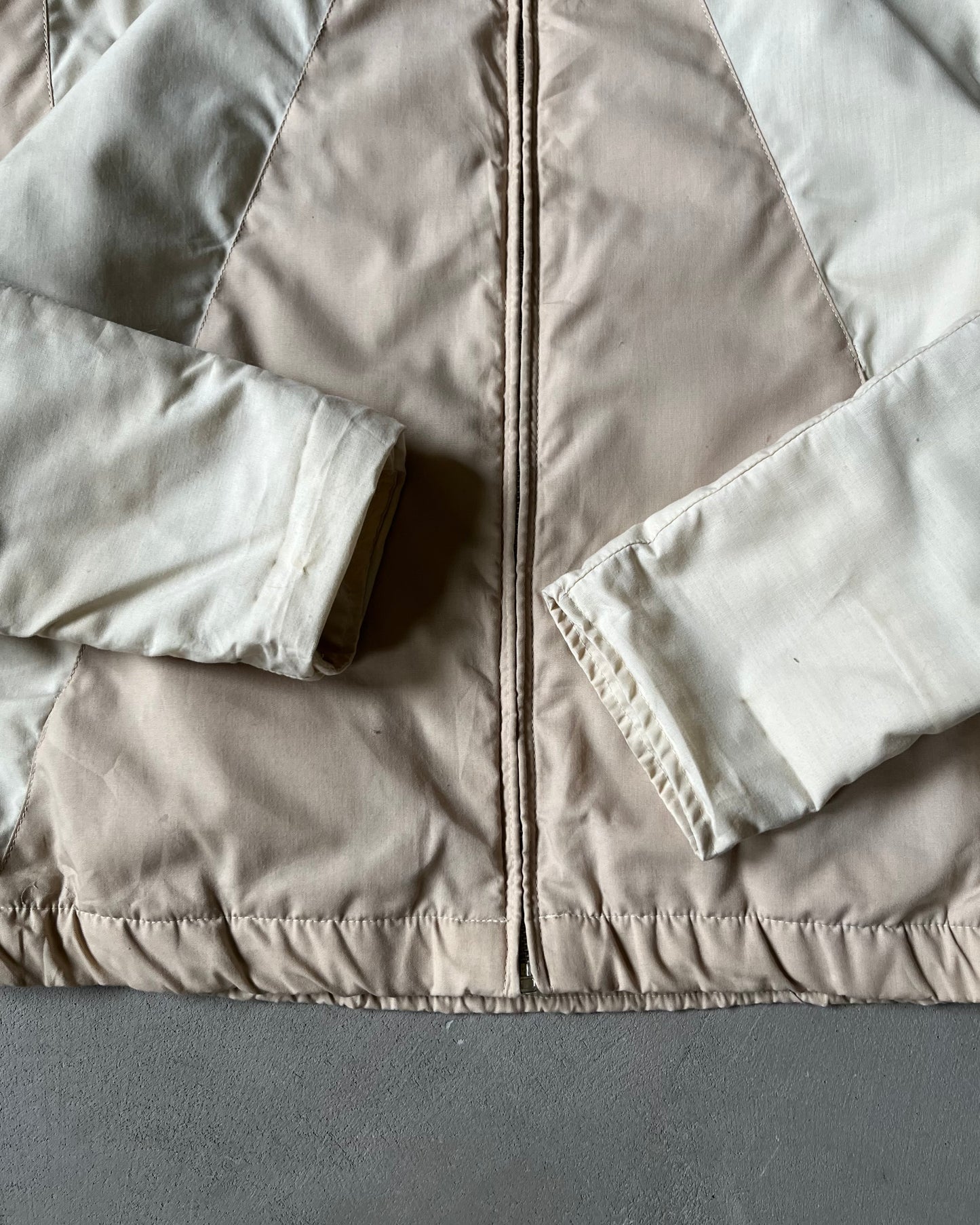 1990s - Beige Harrington Women's Jacket - (W)L