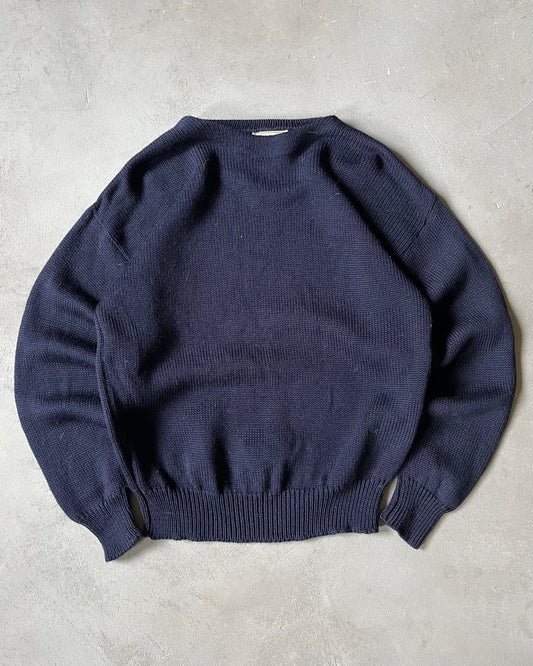 1990s - Navy L.L.Bean Boat Sweater - (W)XL