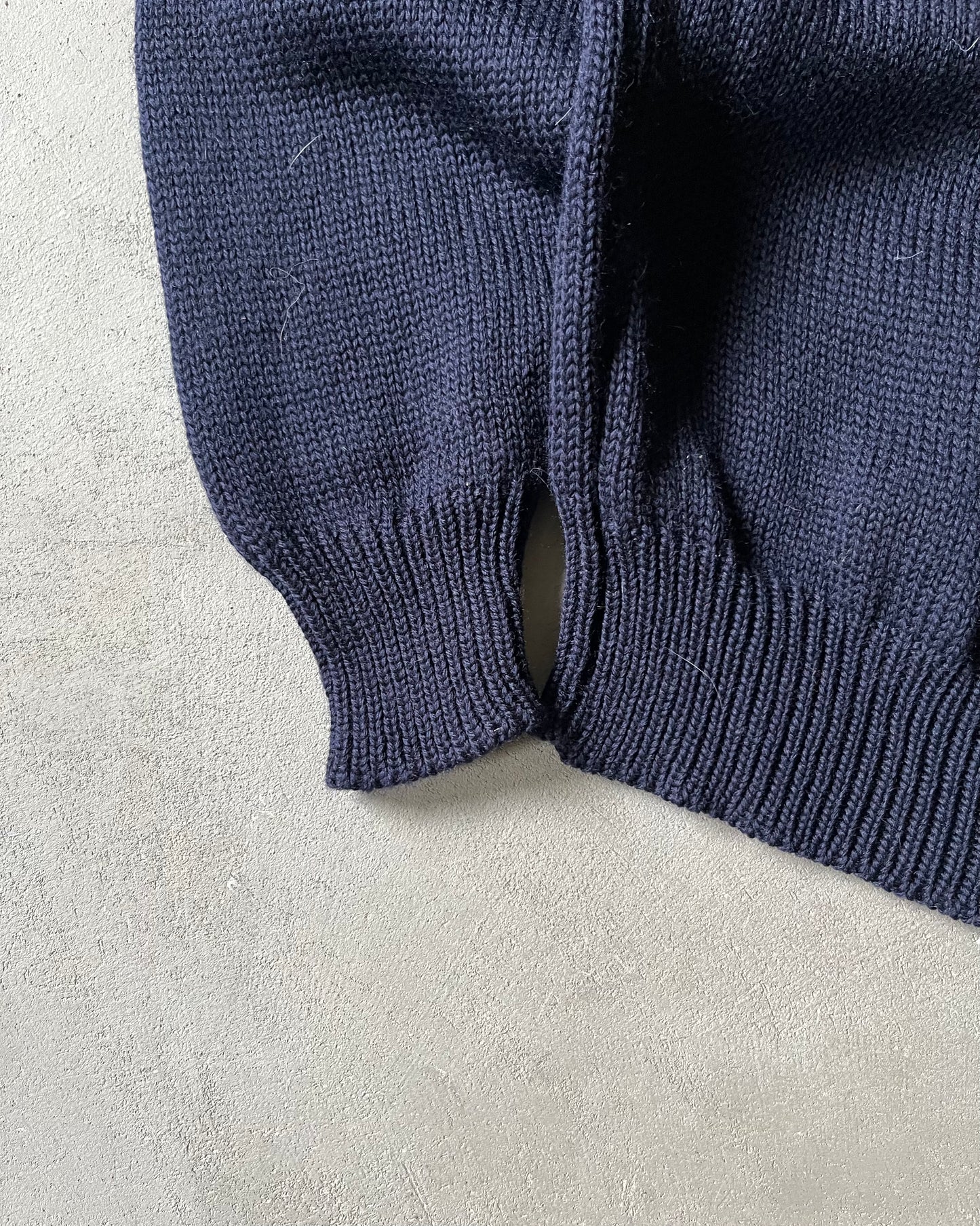 1990s - Navy L.L.Bean Boat Sweater - (W)XL