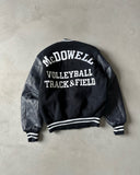 1990s - Black McDowell Varsity Jacket - S/M