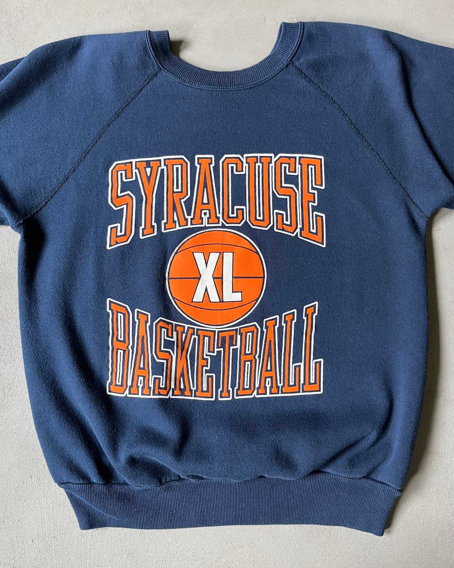 1990s - Navy Syracuse Crewneck - S/M
