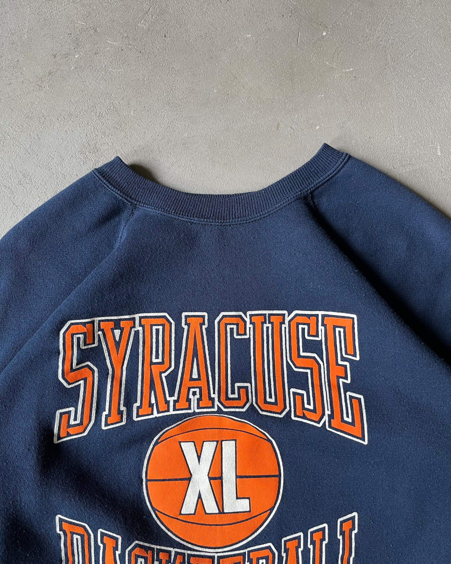 1990s - Navy Syracuse Crewneck - S/M