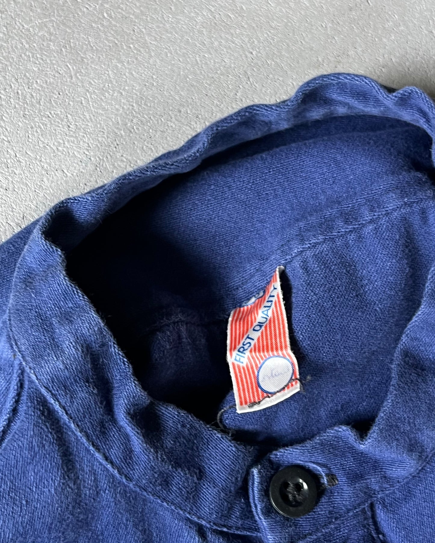 1970s - Navy Euro Fisherman Overshirt - (W)S