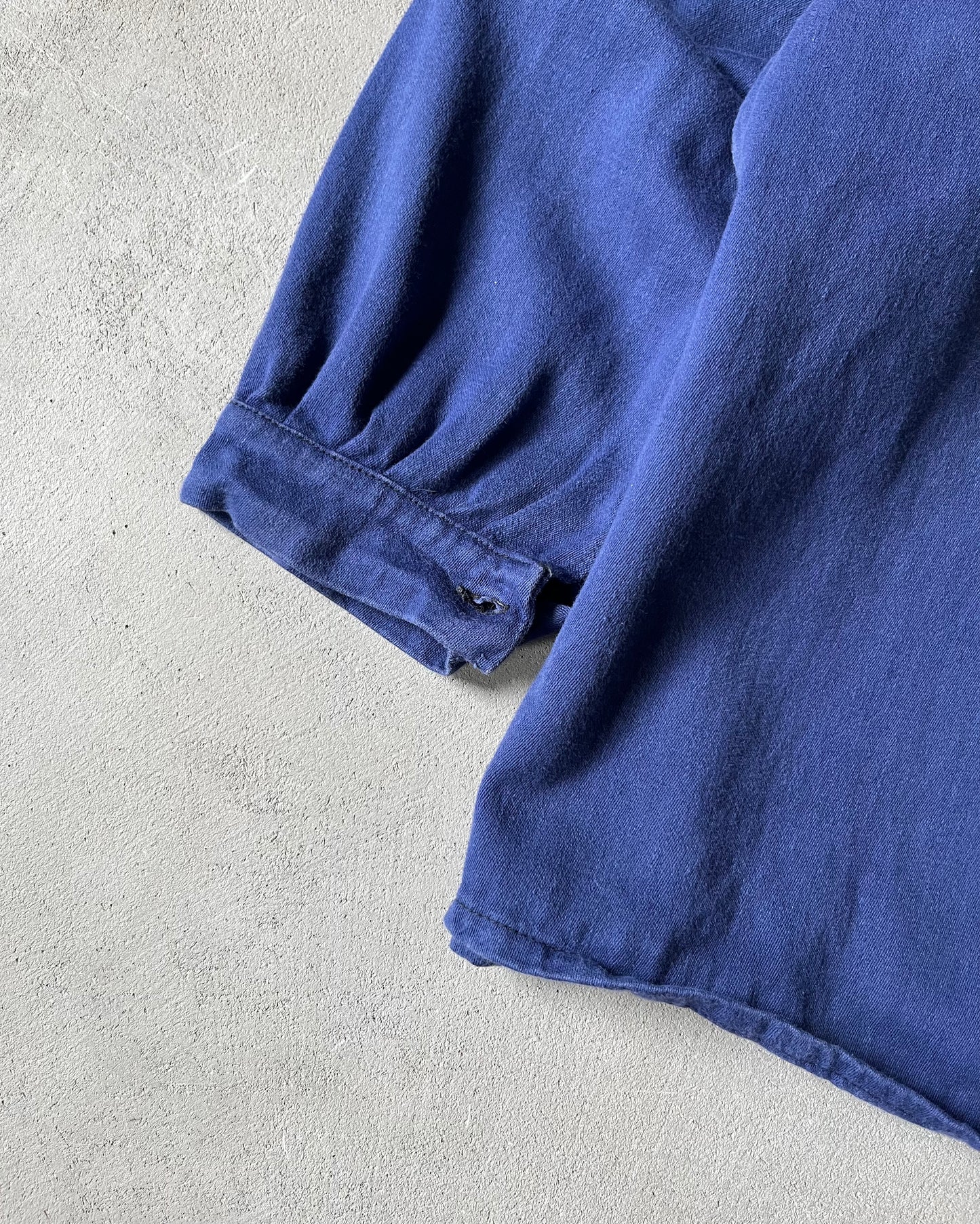1970s - Navy Euro Fisherman Overshirt - (W)S