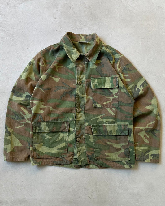1990s - Camo Chore Overshirt - S