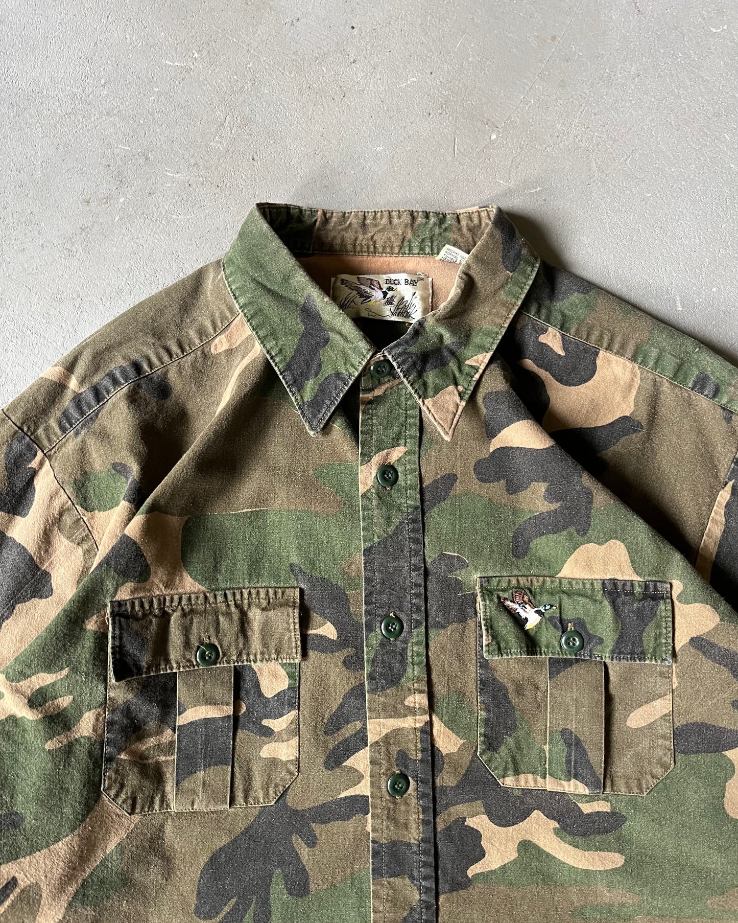 1990s - Camo Shirt - XL