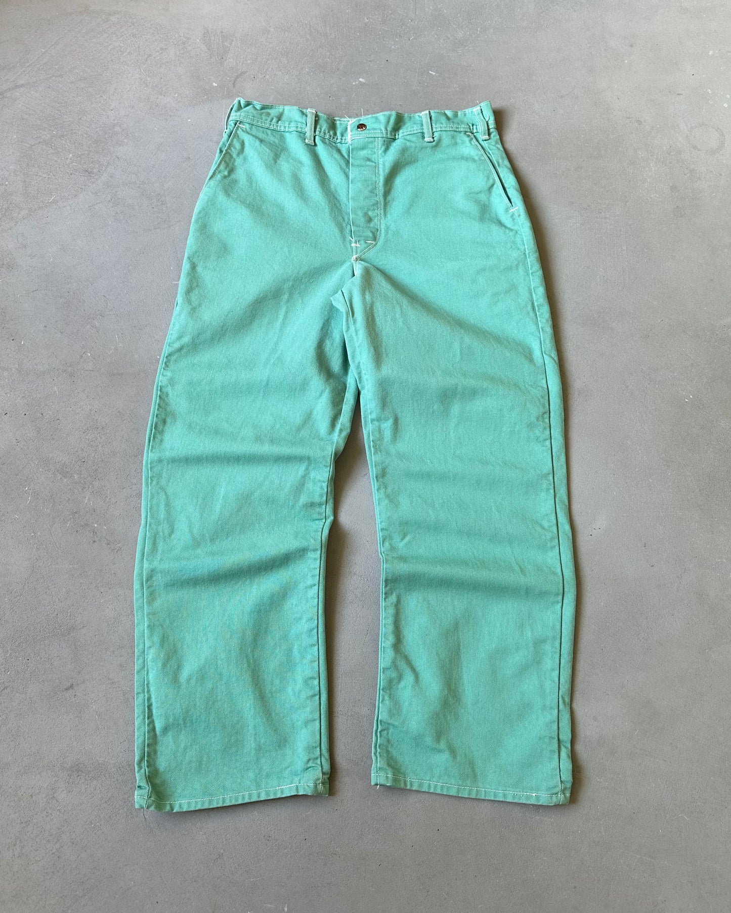 1980s - Aqua Work Pants - 34x29