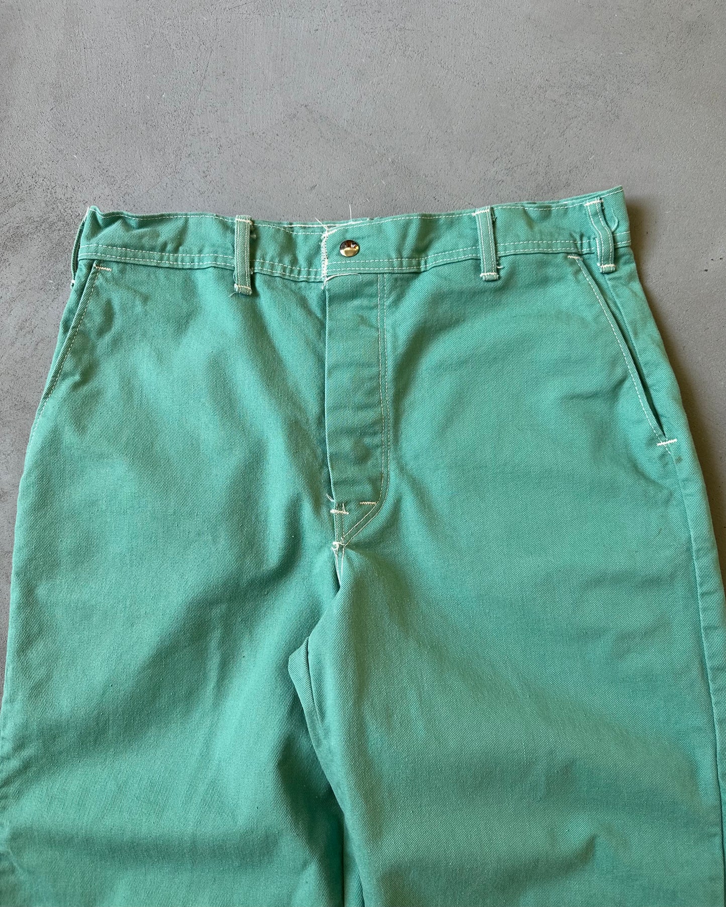 1980s - Aqua Work Pants - 34x29