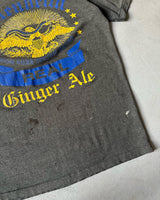 1980s - Faded Black Ginger Ale T-Shirt - S